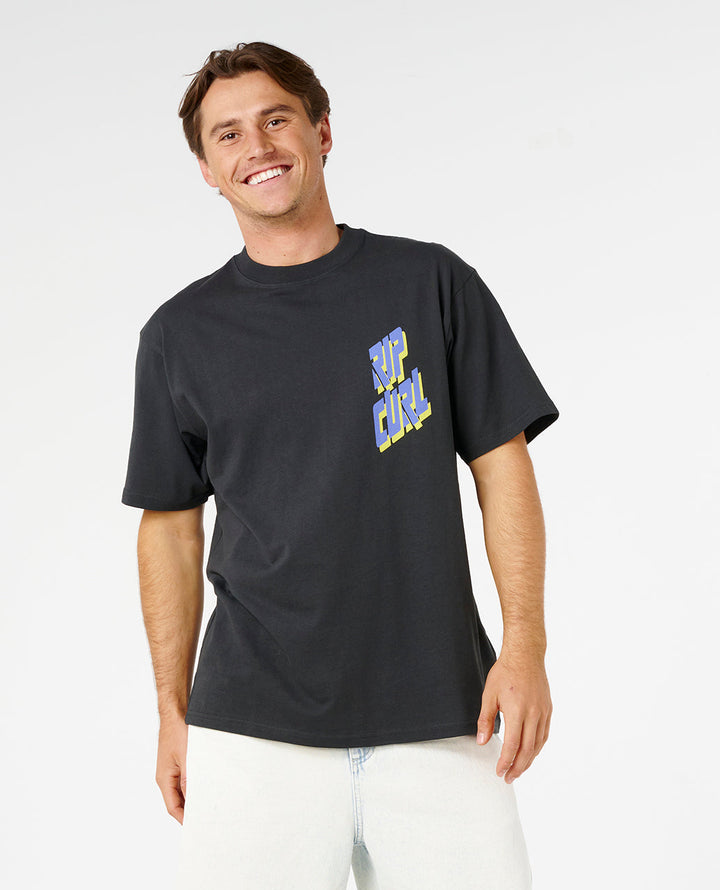 Rip Curl Men Liquid Trips Slant Tee 0ZAMTE