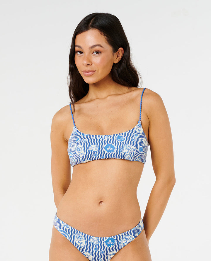 Rip Curl Women Catalina Waves Bralette 0ZAWSW