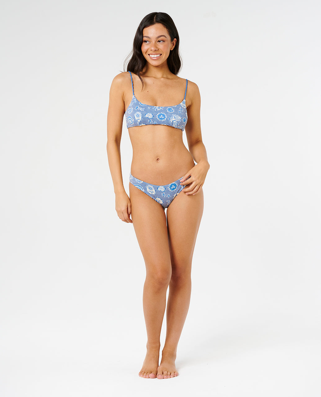 Rip Curl Women Catalina Waves Bralette 0ZAWSW