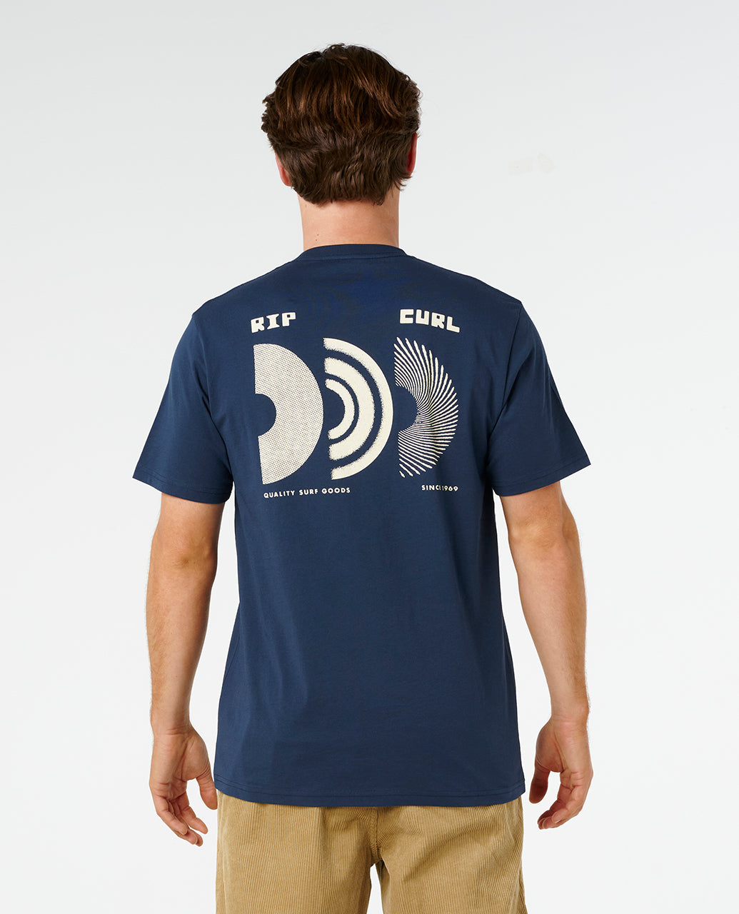 Rip Curl Men Aots Rising Tee 0ZGMTE