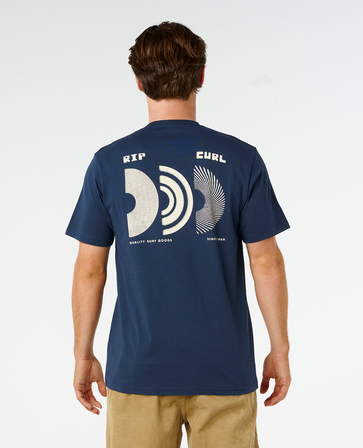 Rip Curl Men Aots Rising Tee 0ZGMTE