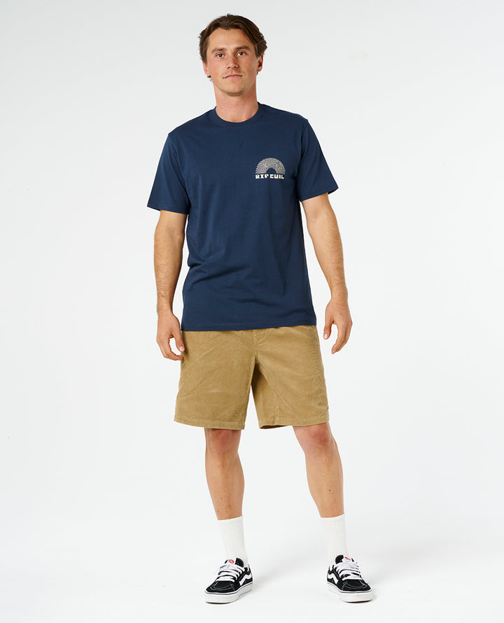 Rip Curl Men Aots Rising Tee 0ZGMTE