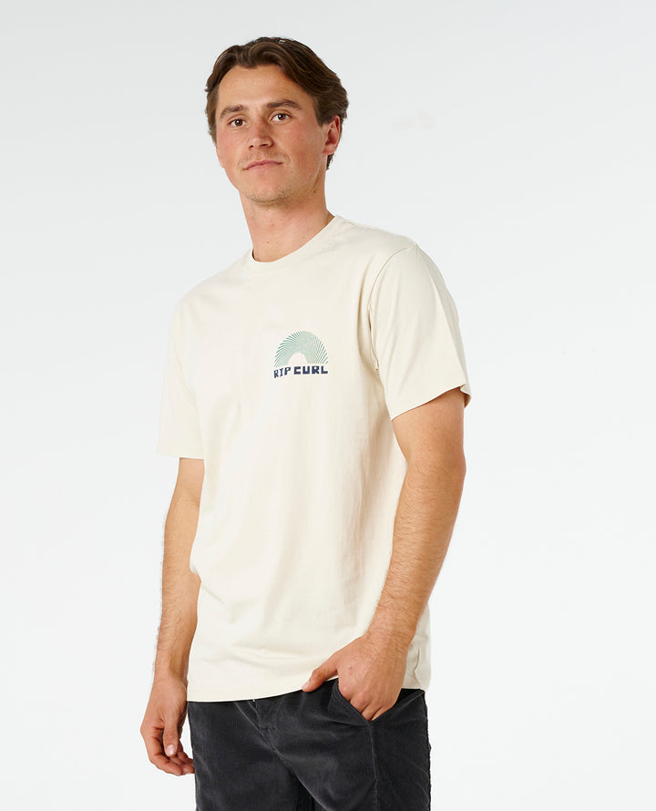 Rip Curl Men Aots Rising Tee 0ZGMTE