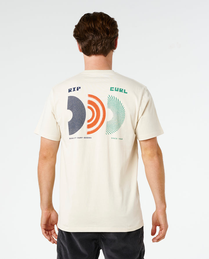 Rip Curl Men Aots Rising Tee 0ZGMTE
