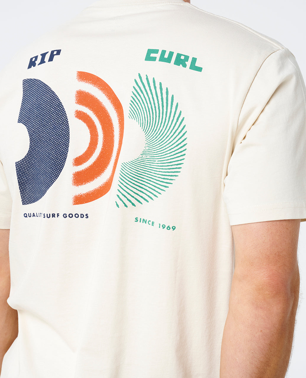 Rip Curl Men Aots Rising Tee 0ZGMTE