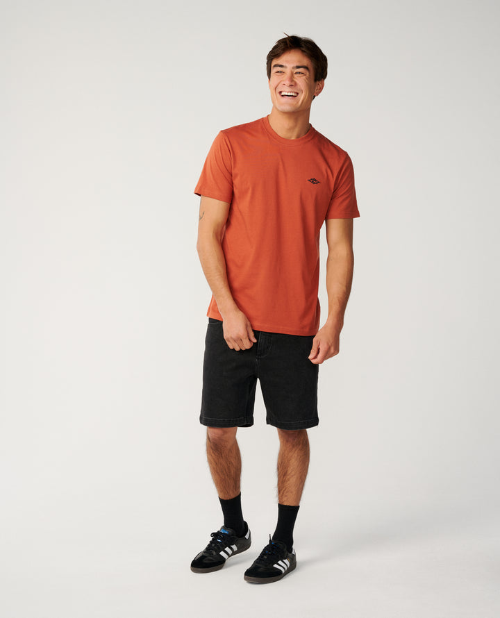 Rip Curl Men Streamline Embroid Tee 10XMTE