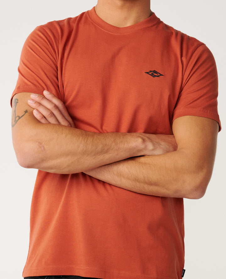 Rip Curl Men Streamline Embroid Tee 10XMTE