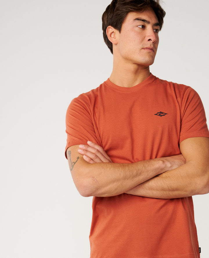 Rip Curl Men Streamline Embroid Tee 10XMTE