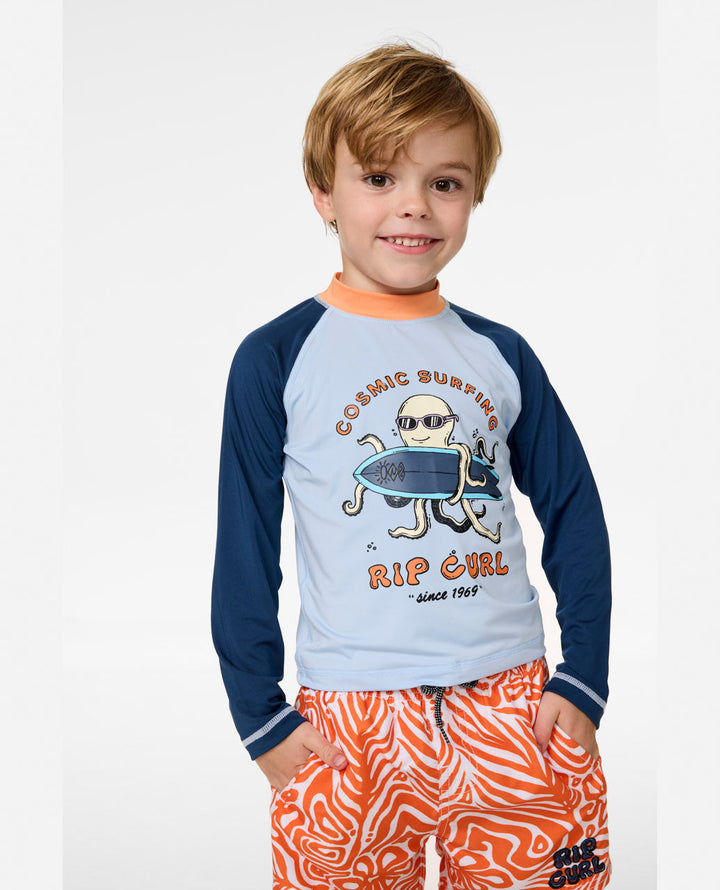 Rip Curl Boy Cosmic Surfing Upf L/S-Boy 123TRV