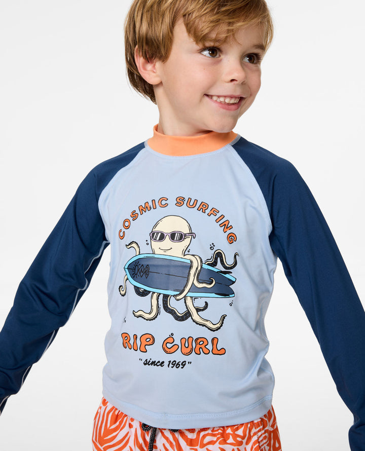 Rip Curl Boy Cosmic Surfing Upf L/S-Boy 123TRV