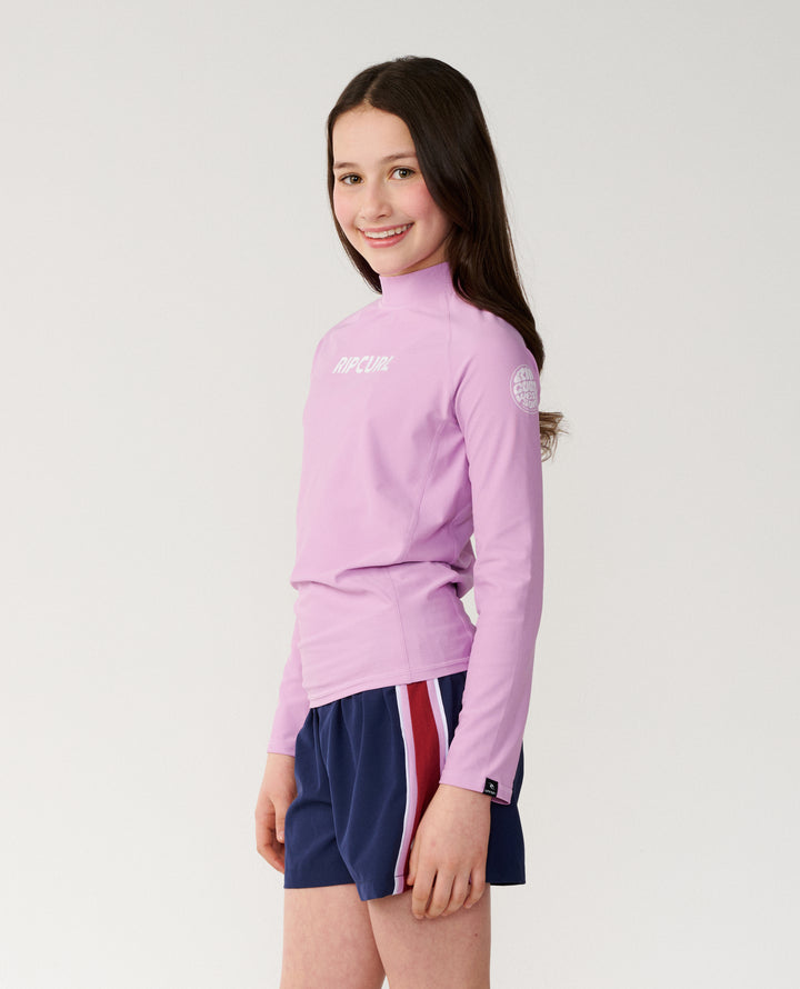 Rip Curl Girl Classic Surf Ls Rash Vest-Girl 128GRV