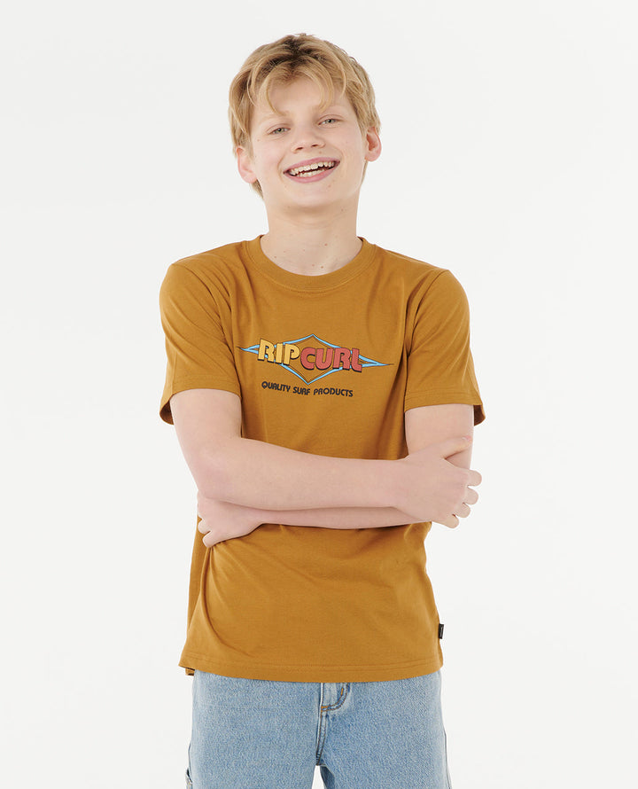Rip Curl Boy Surf Revival Logo Tee -Boy 12EBTE