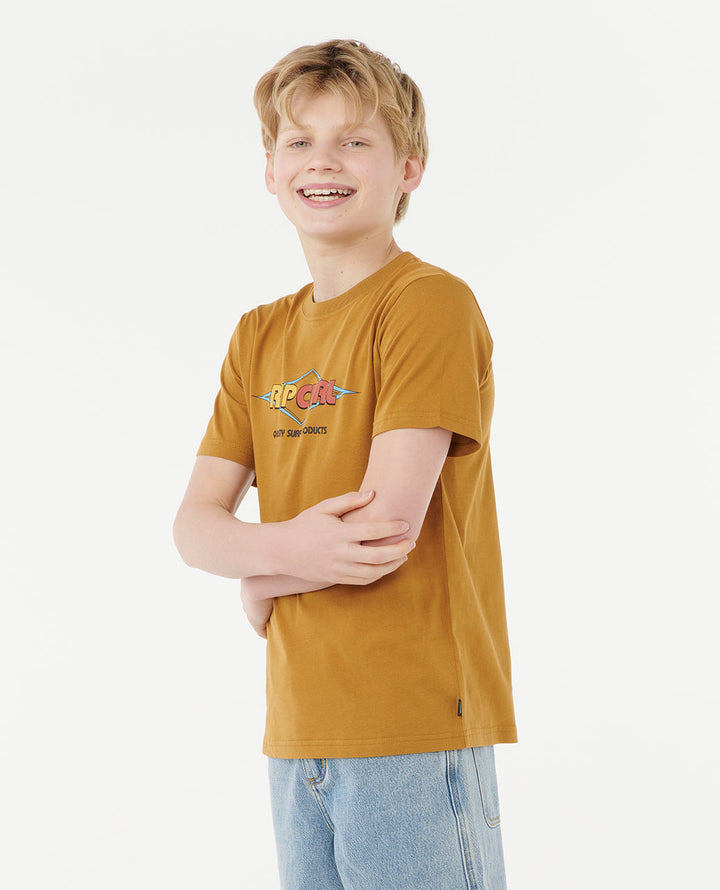 Rip Curl Boy Surf Revival Logo Tee -Boy 12EBTE