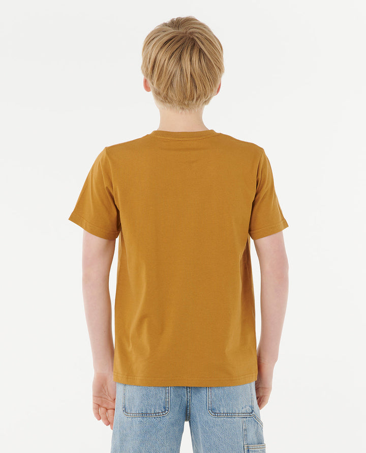 Rip Curl Boy Surf Revival Logo Tee -Boy 12EBTE