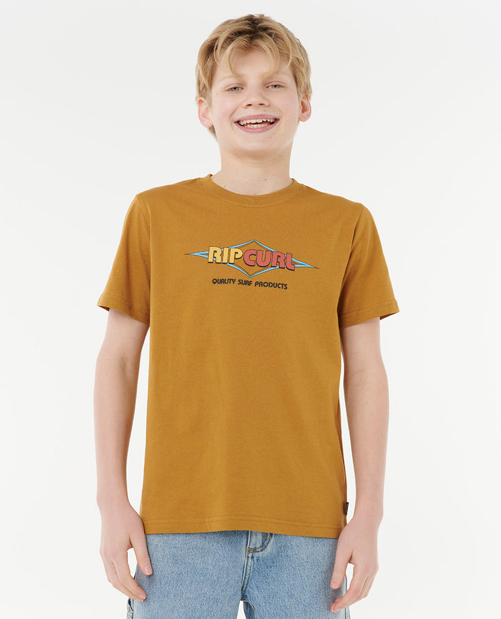 Rip Curl Boy Surf Revival Logo Tee -Boy 12EBTE