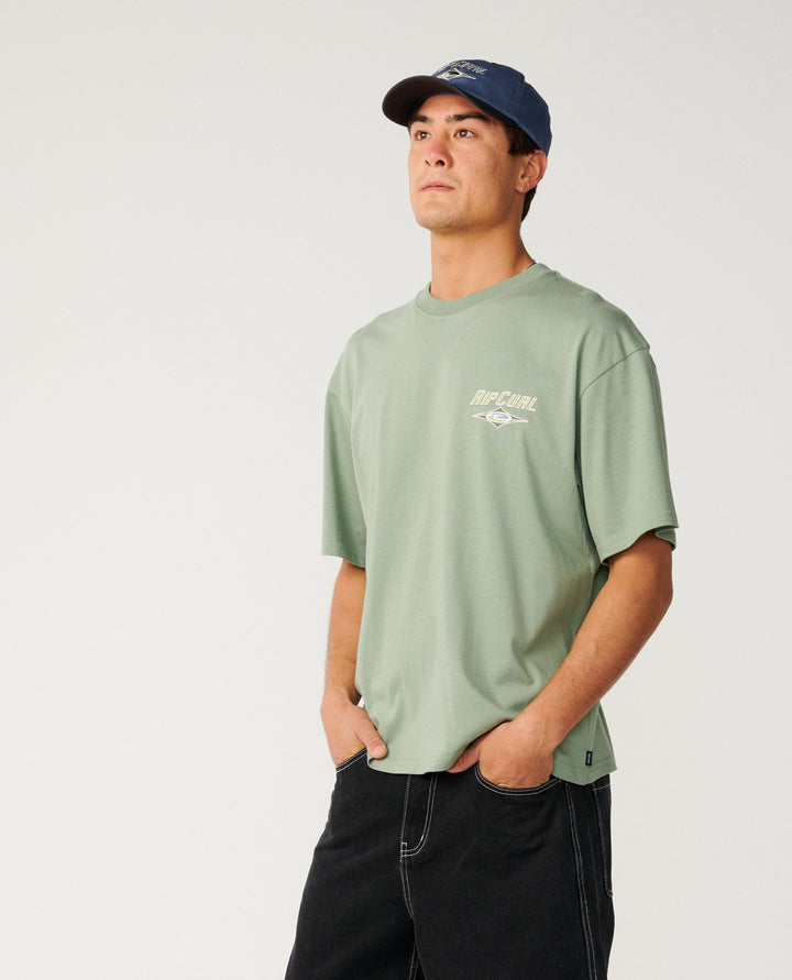 Rip Curl Men Heritage Icon Tee 12FMTE