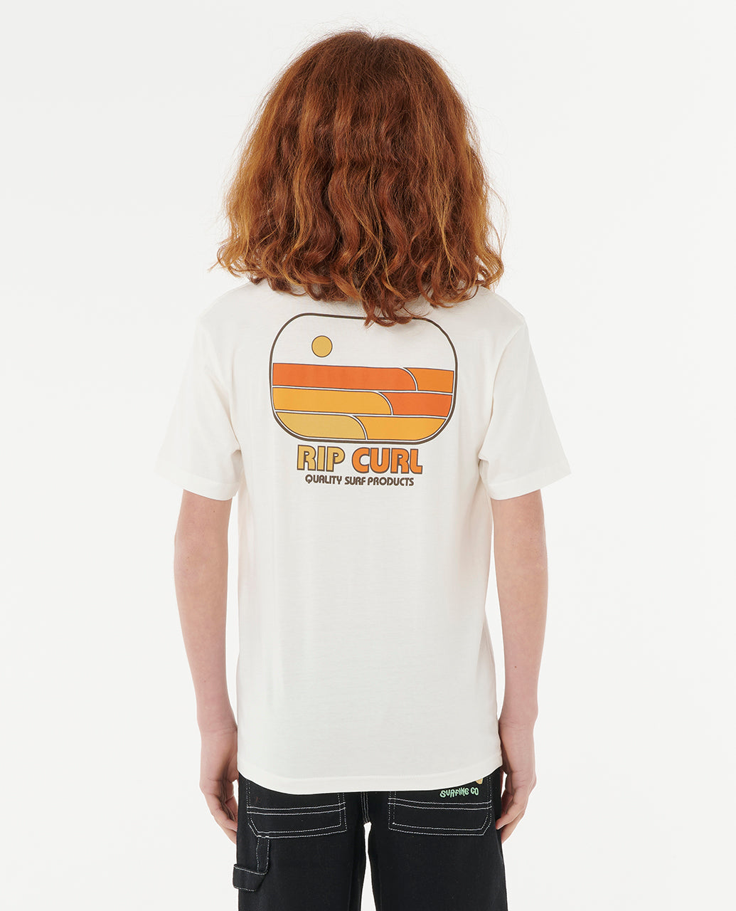 Rip Curl Boy Surf Revival Lined Up Tee -Boy 12NBTE