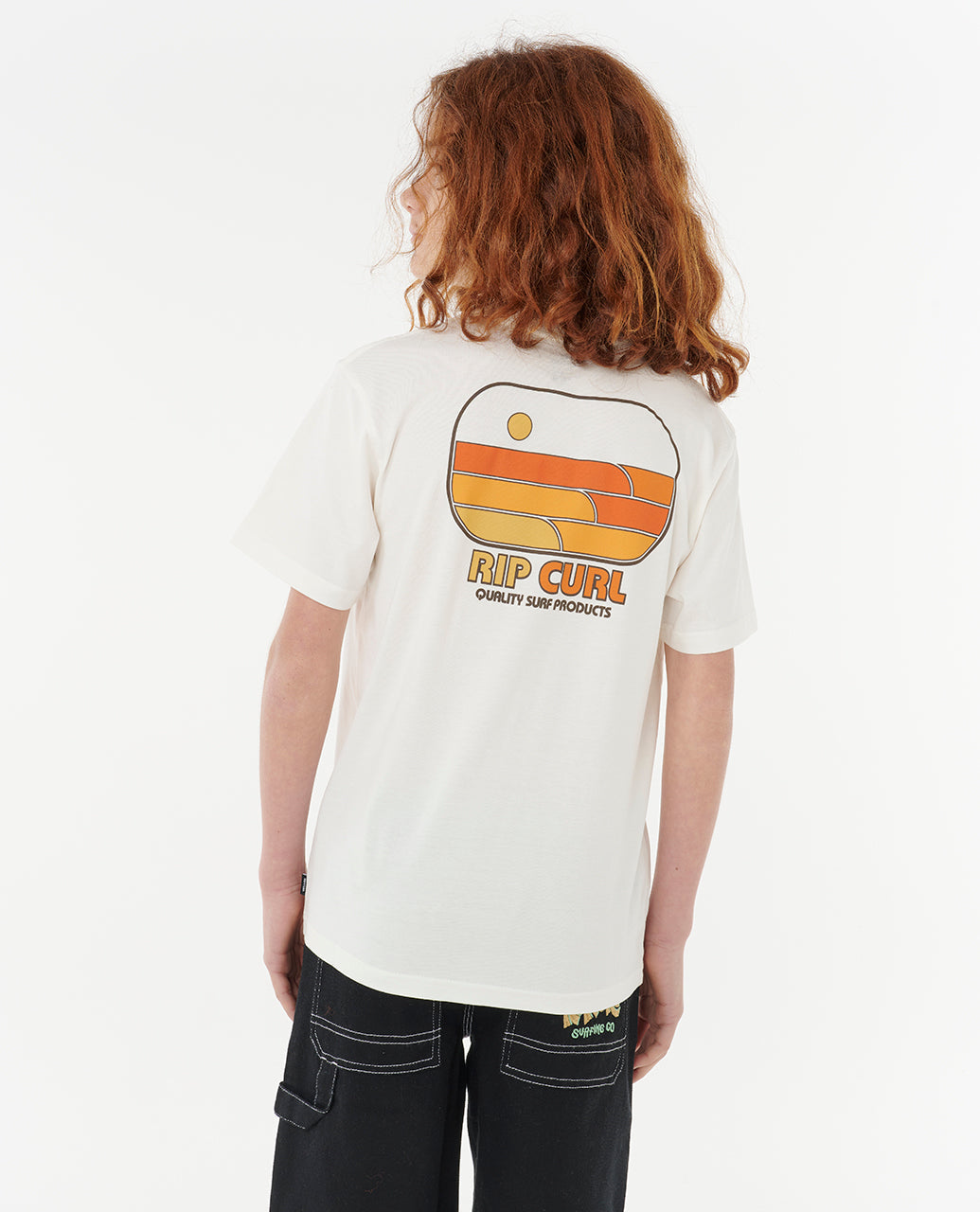 Rip Curl Boy Surf Revival Lined Up Tee -Boy 12NBTE