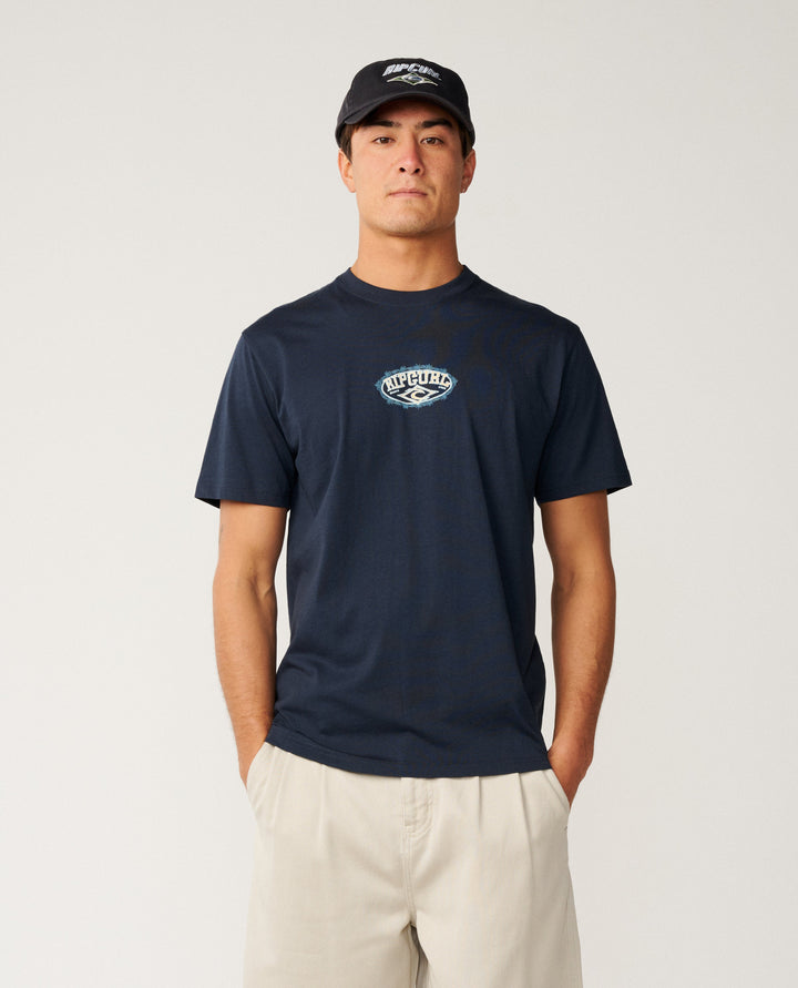 Rip Curl Men Disorder Oval Tee 12TMTE