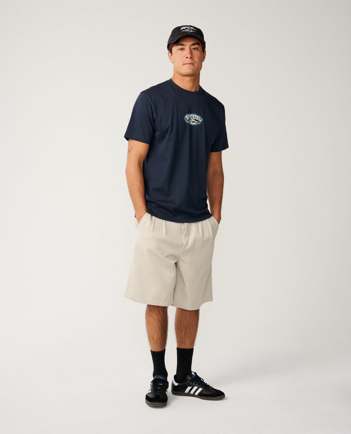 Rip Curl Men Disorder Oval Tee 12TMTE