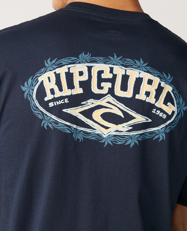 Rip Curl Men Disorder Oval Tee 12TMTE
