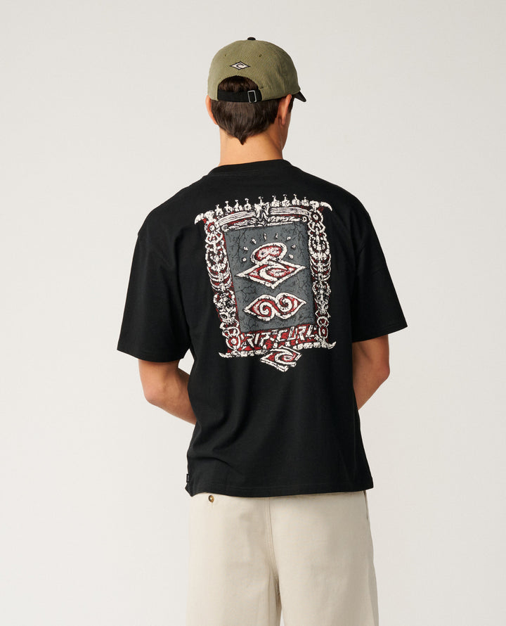 Rip Curl Men Disorder Boneyards Tee 12UMTE