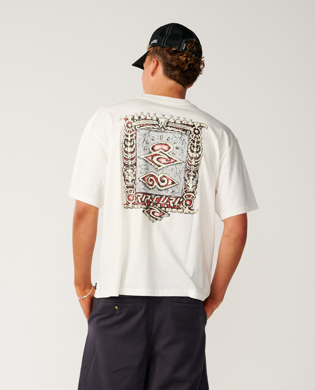 Rip Curl Men Disorder Boneyards Tee 12UMTE