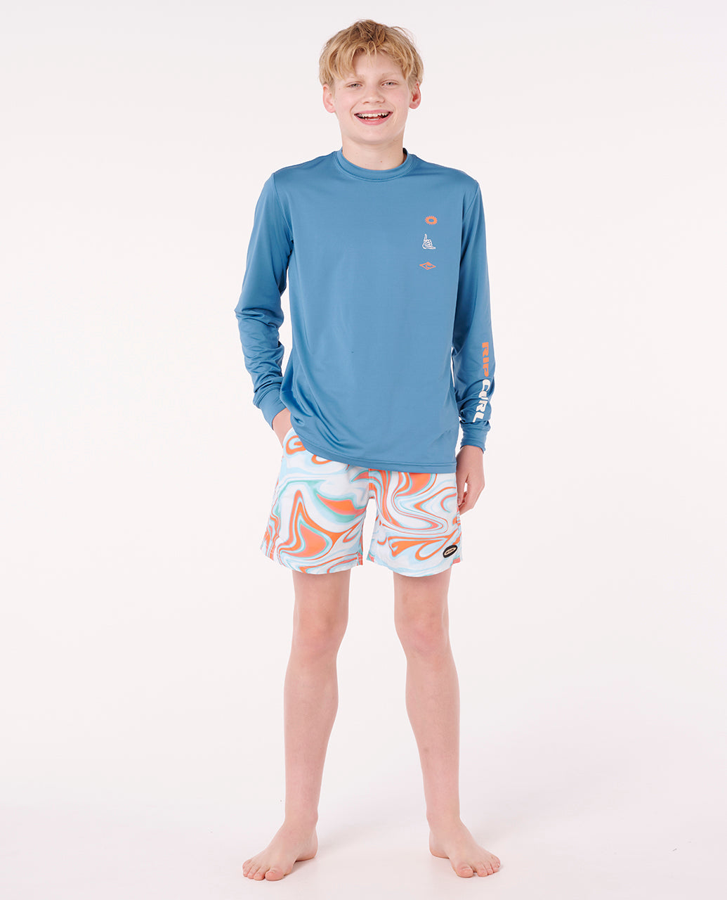 Rip Curl Boy Island Paradiso Upf L/S-Boy 133BRV