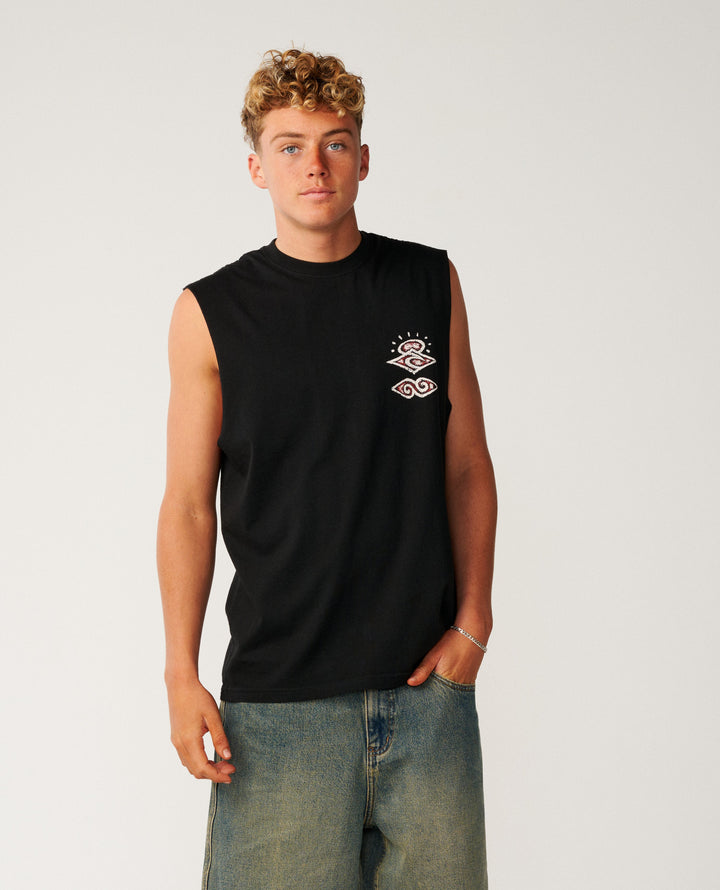 Rip Curl Men Disorder Boneyards Muscle 138MTE