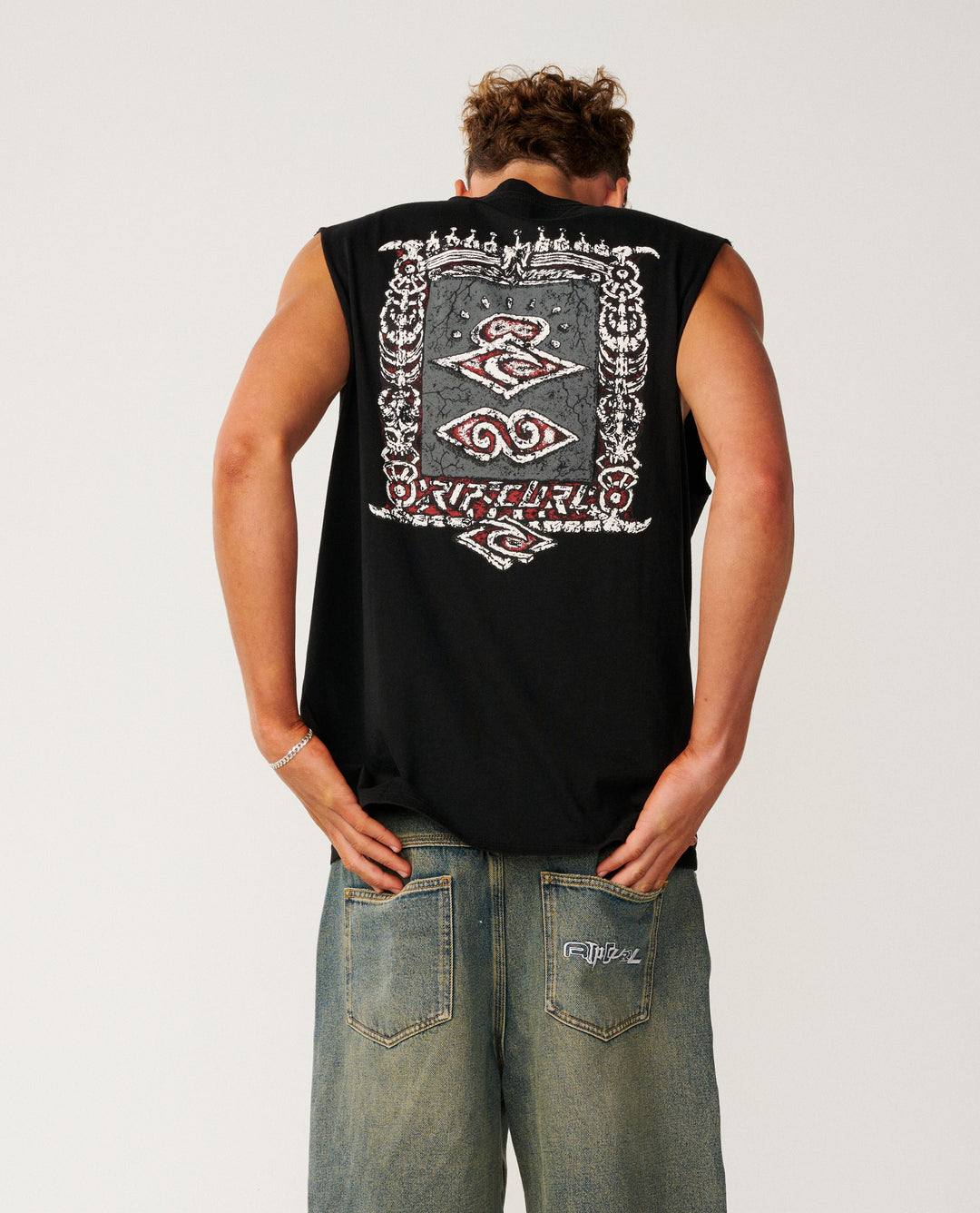 Rip Curl Men Disorder Boneyards Muscle 138MTE