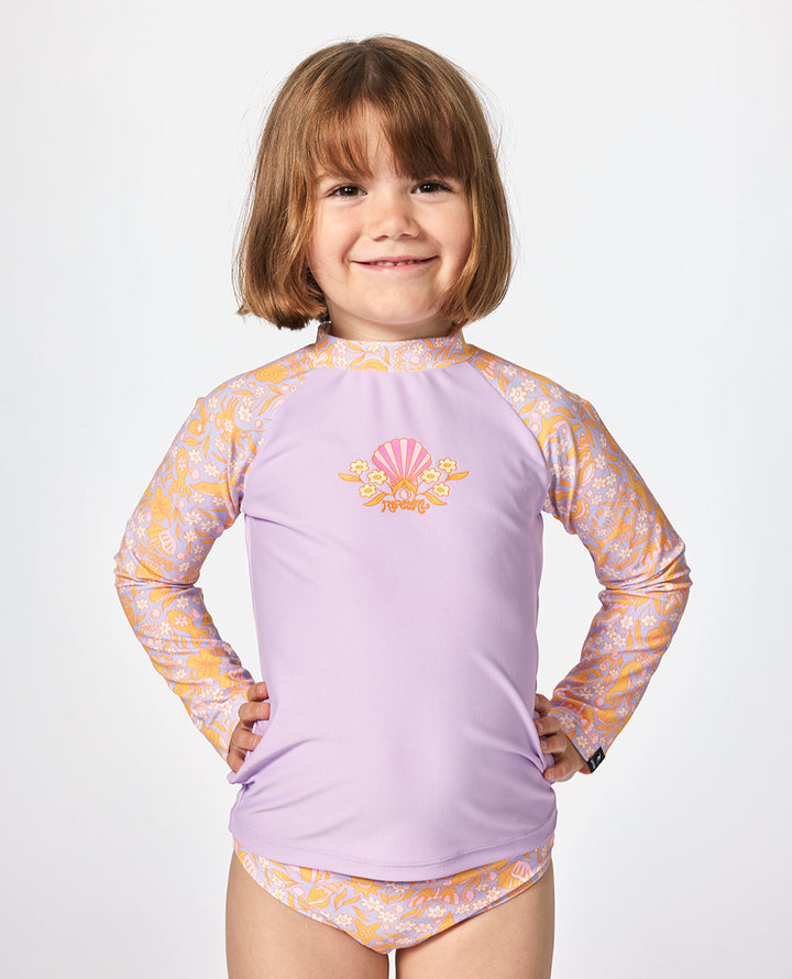 Rip Curl Girl Rainbow Tide Ls Set - Girl 13DJRV