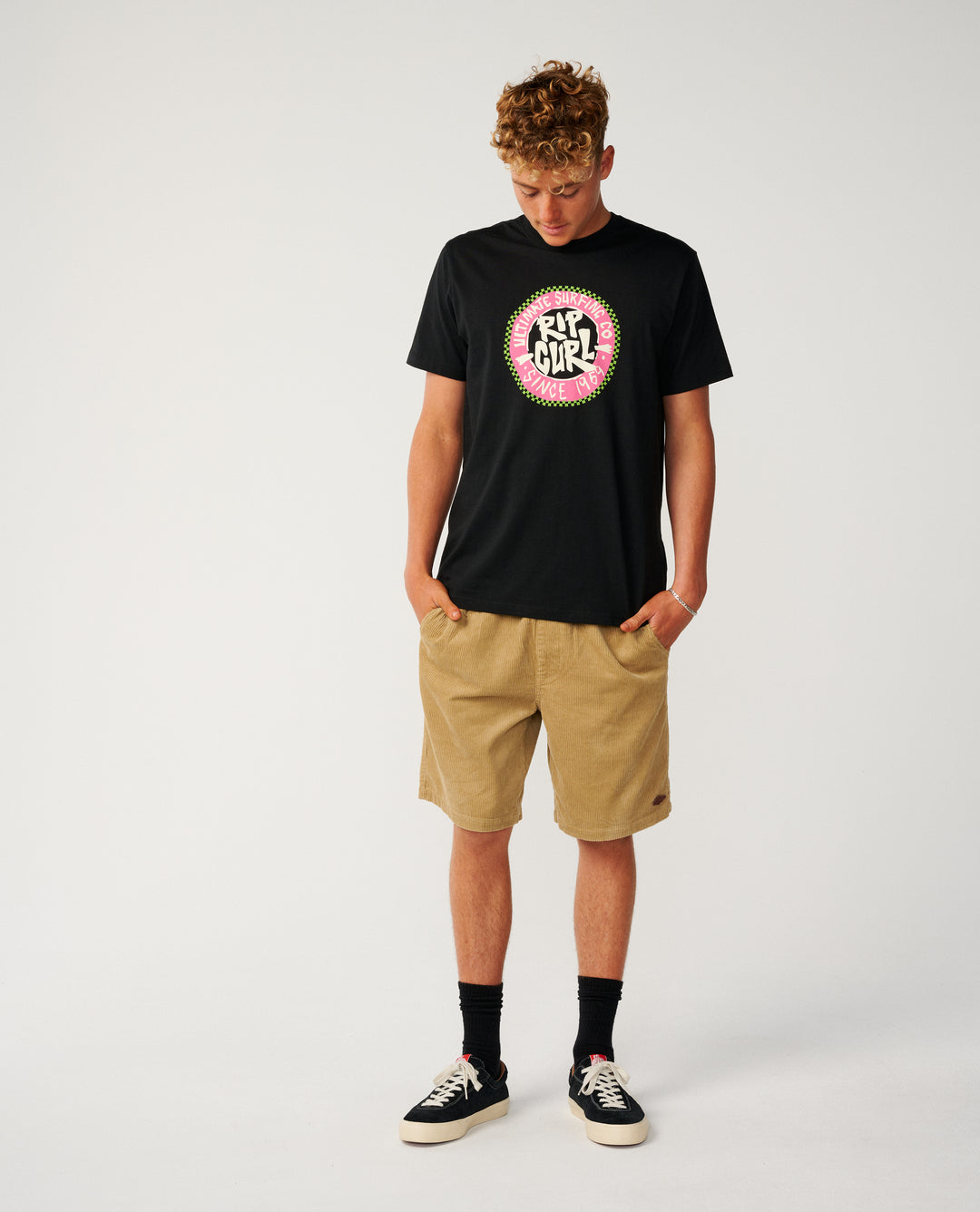 Rip Curl Men Streamline Circle Logo Tee 13QMTE