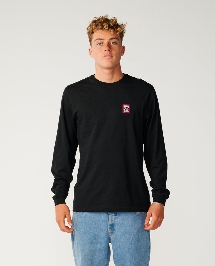 Rip Curl Men Streamline Badge Ls Tee 13UMTE