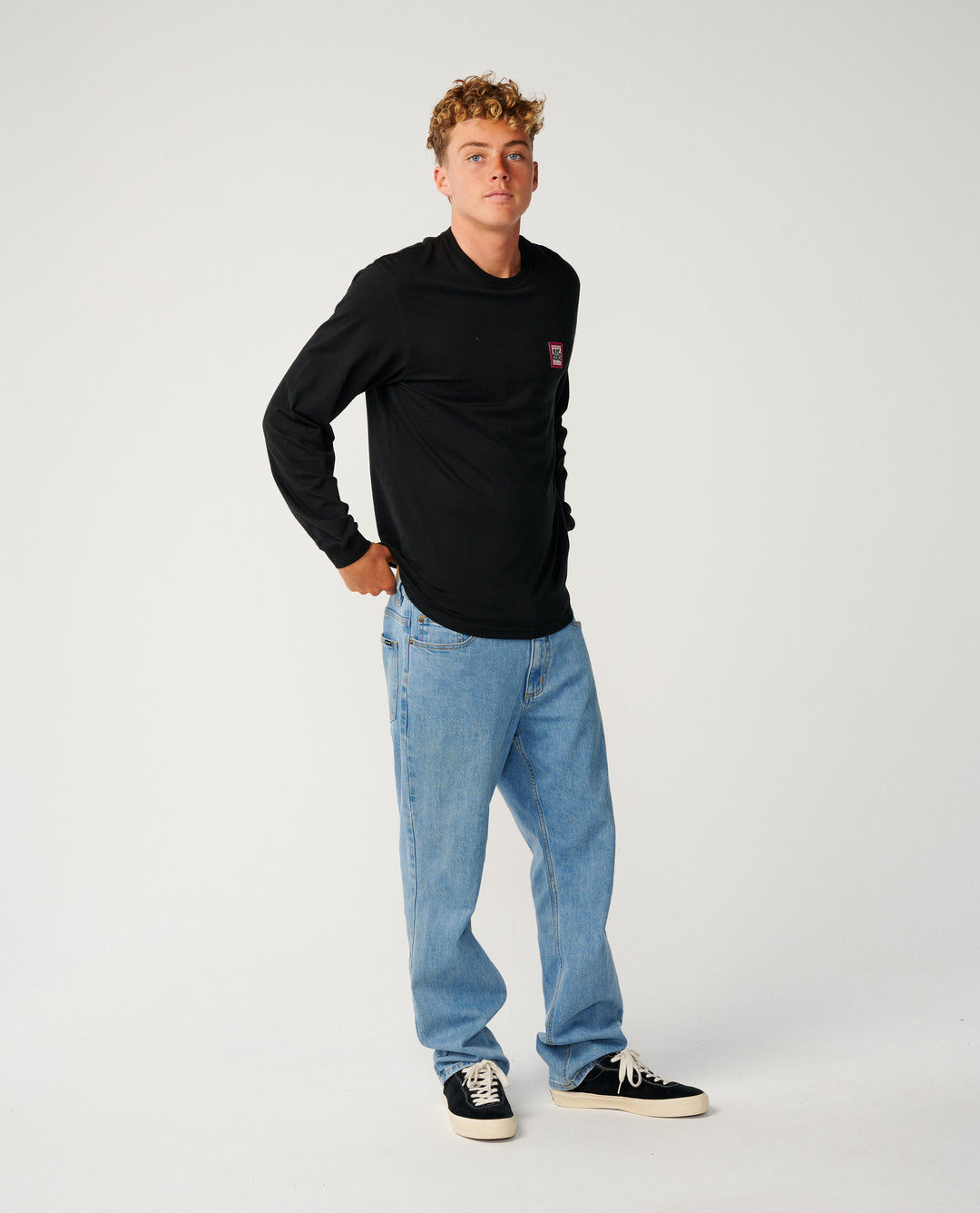 Rip Curl Men Streamline Badge Ls Tee 13UMTE