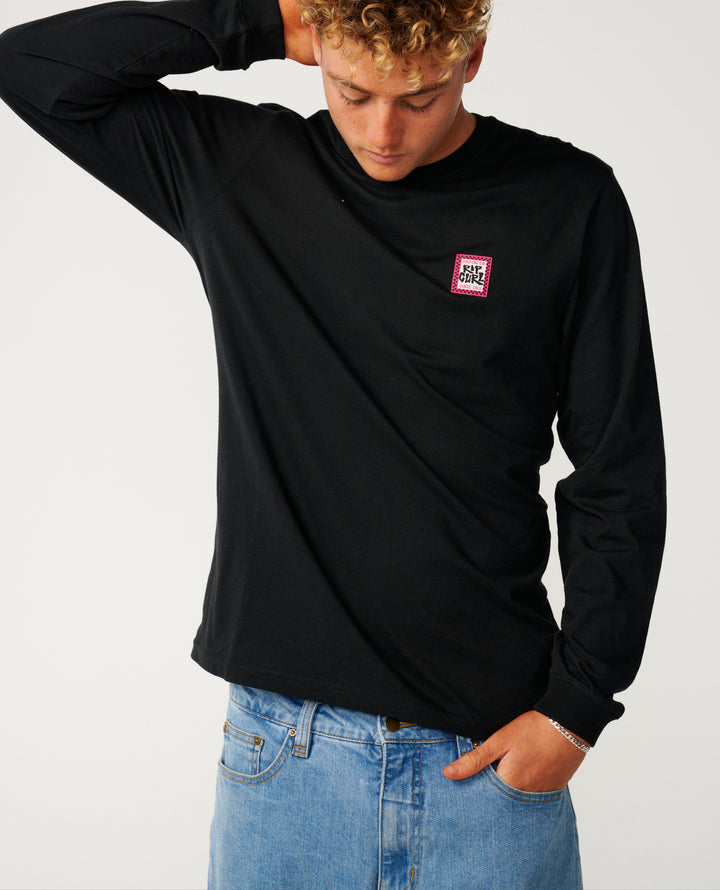Rip Curl Men Streamline Badge Ls Tee 13UMTE