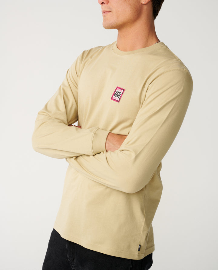 Rip Curl Men Streamline Badge Ls Tee 13UMTE