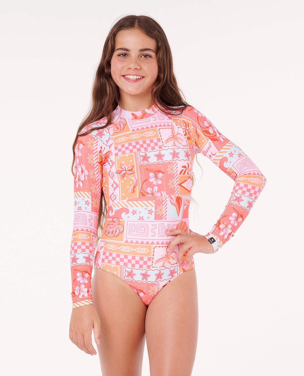 Rip Curl Girl Paradise Club Surfsuit-Girl 145GRV