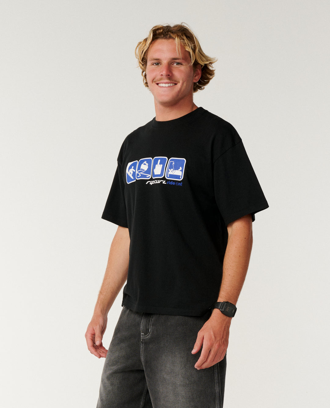 Rip Curl Men Archive Ride On Tee 170MTE