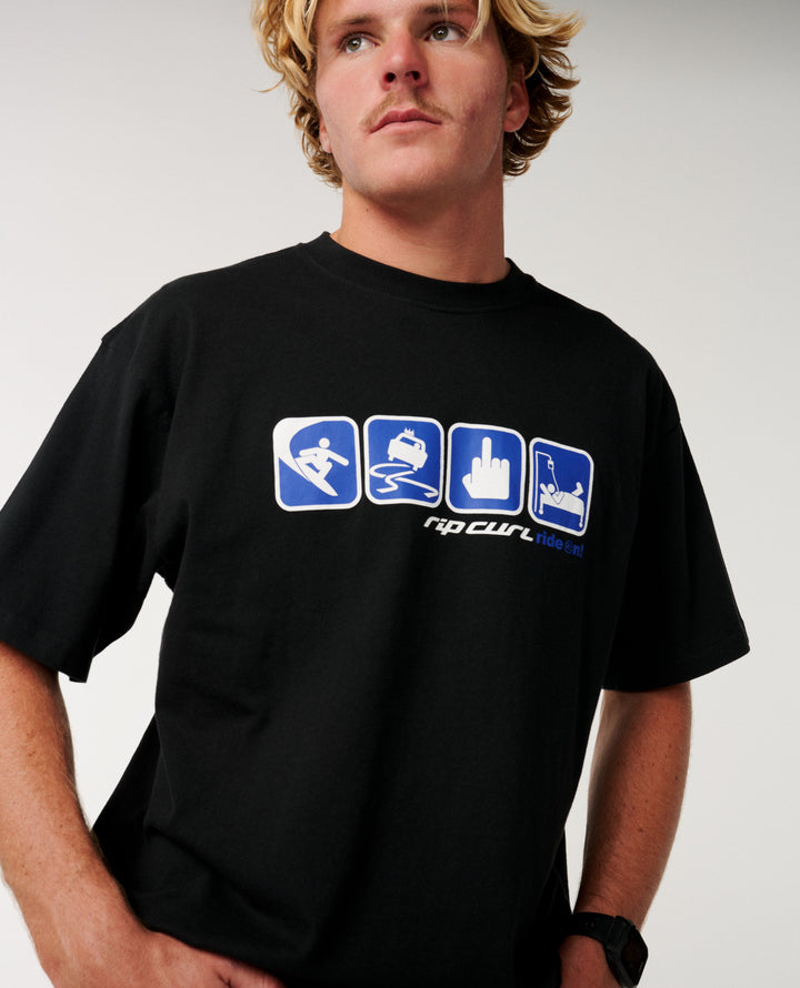 Rip Curl Men Archive Ride On Tee 170MTE
