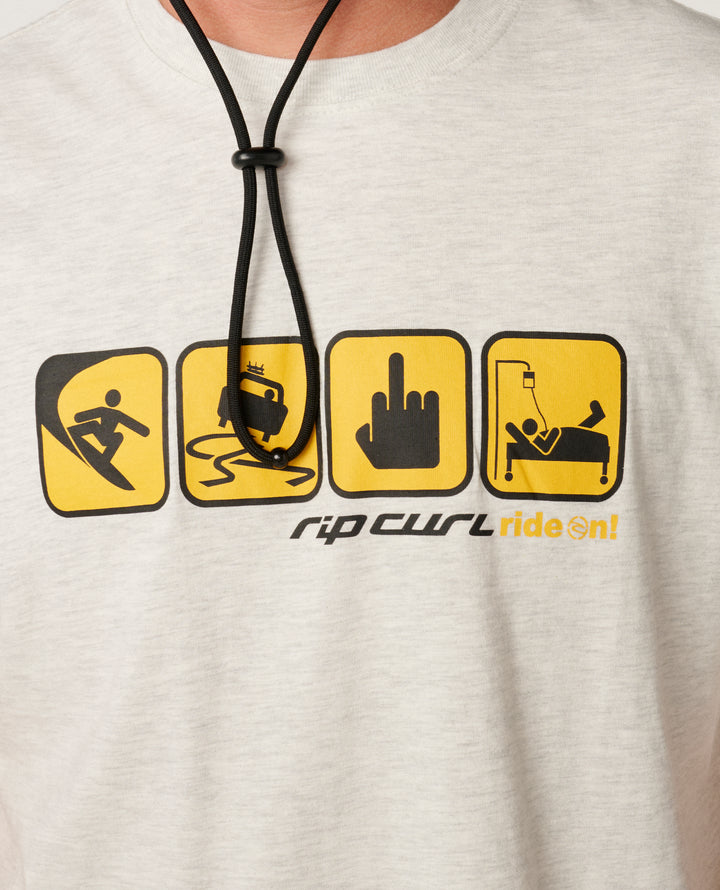 Rip Curl Men Archive Ride On Tee 170MTE
