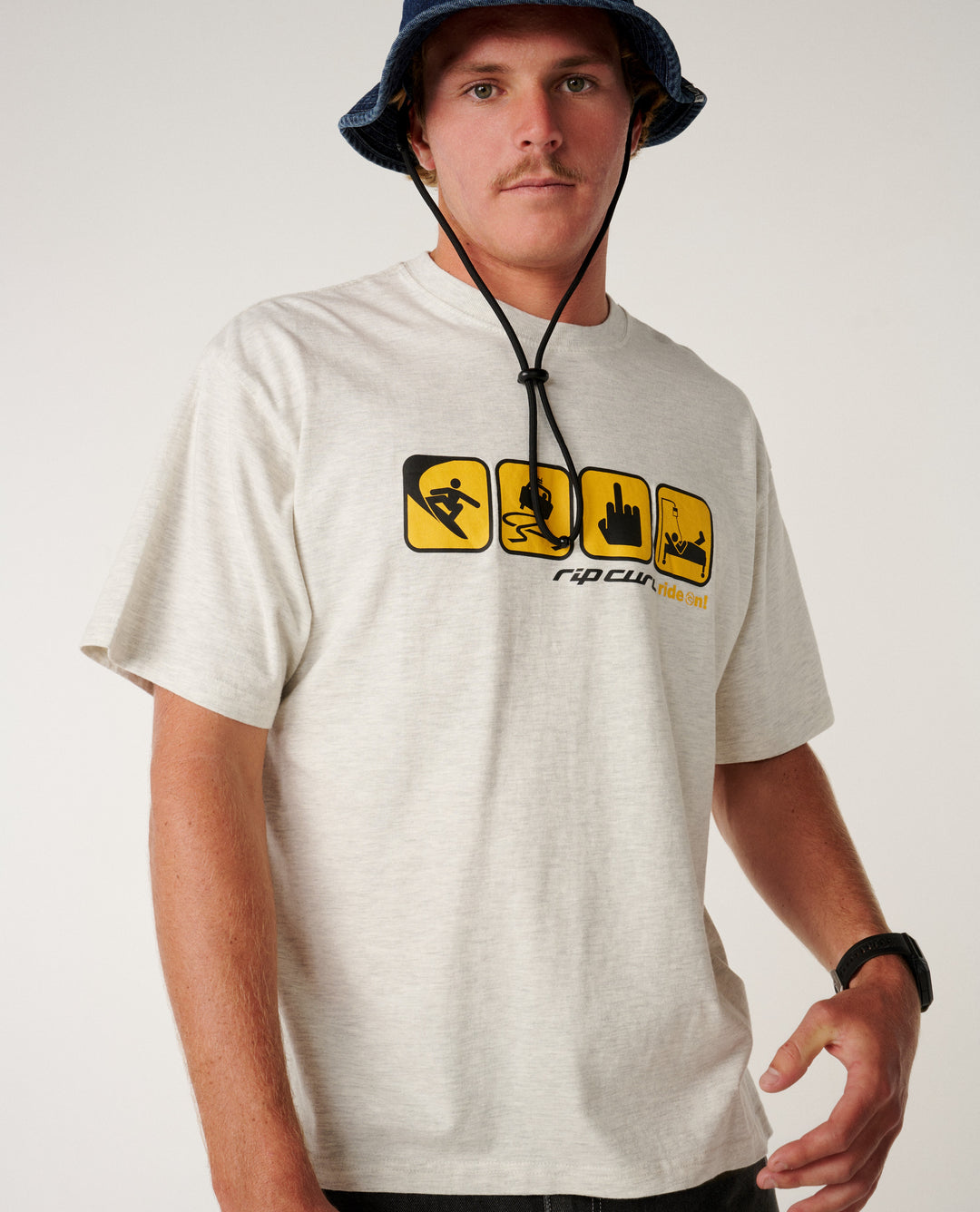 Rip Curl Men Archive Ride On Tee 170MTE