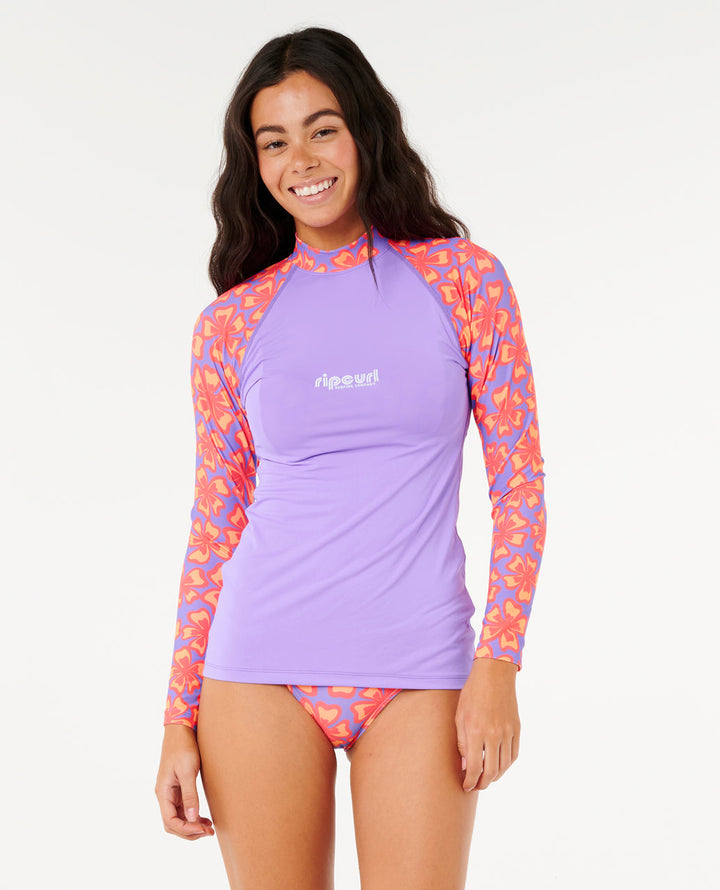 Rip Curl Women Neon Isles L/S Upf Rash Vest 18MWRV
