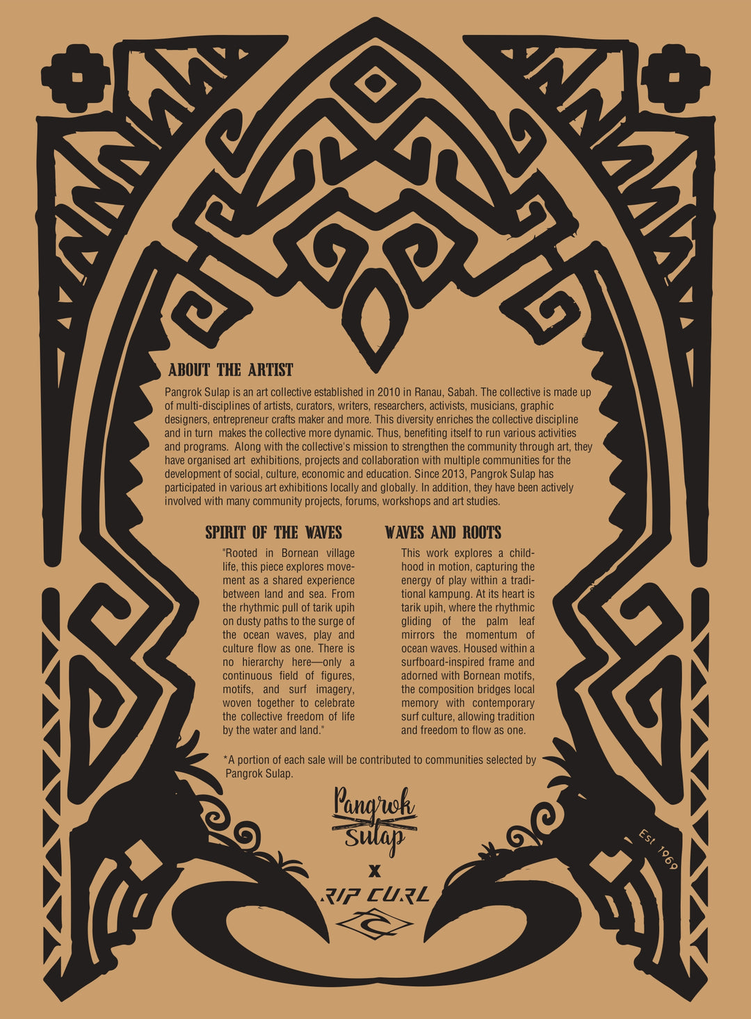 Rip Curl Men Rc Waves And Roots 2604RCTEKN12