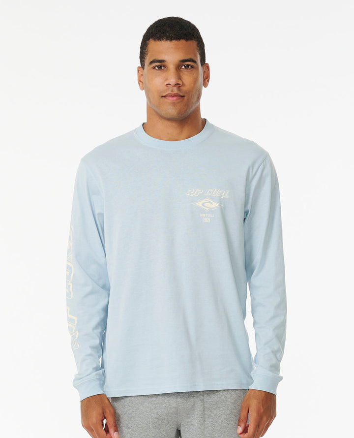 Rip Curl Men Fade Out Icon L/S Tee 0BQMTE